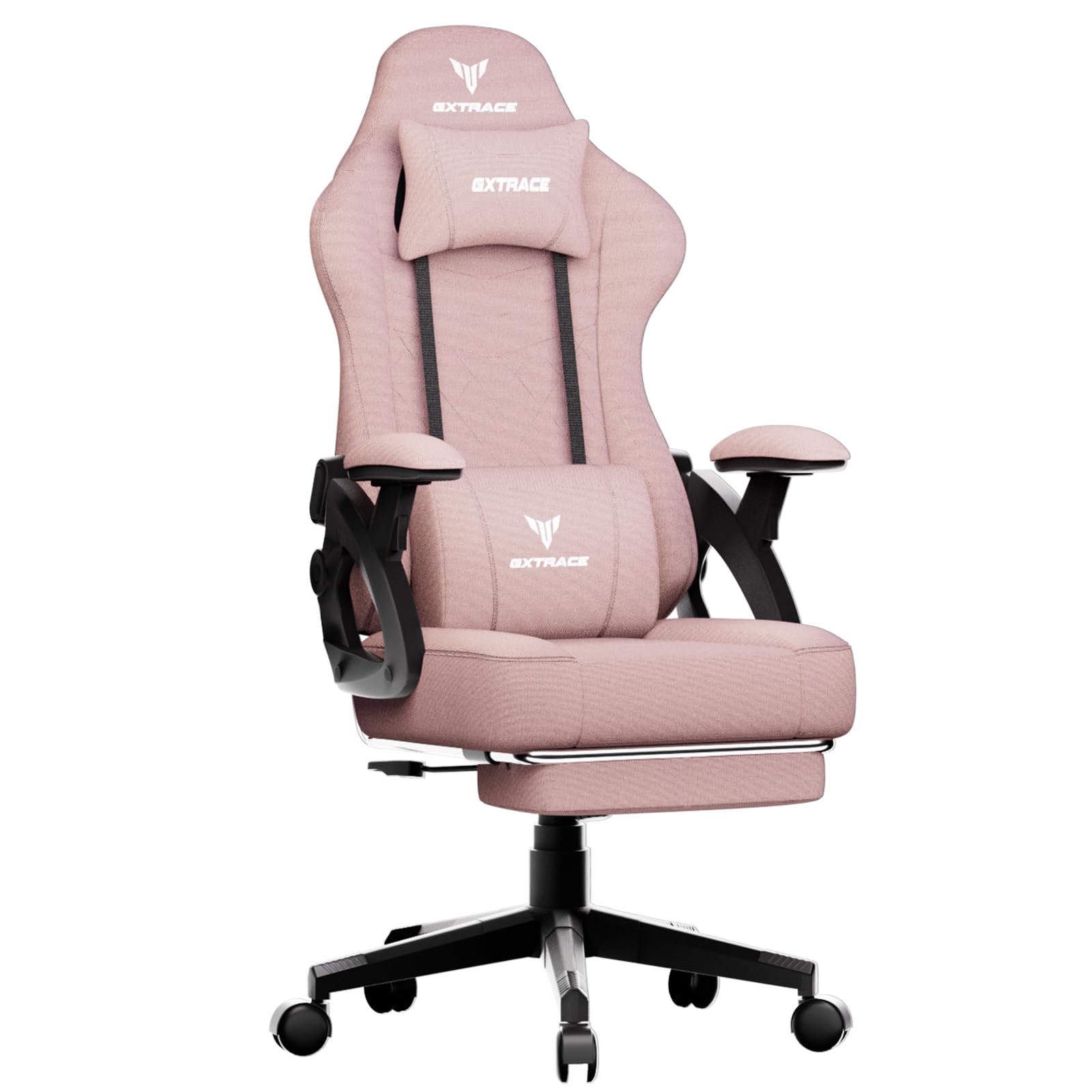 未使用品　フルリクライニングゲーミングチェア　オットマン付　デスクチェア Amazon.co.jp: GXTRACE ゲーミングチェア オットマン付き 145