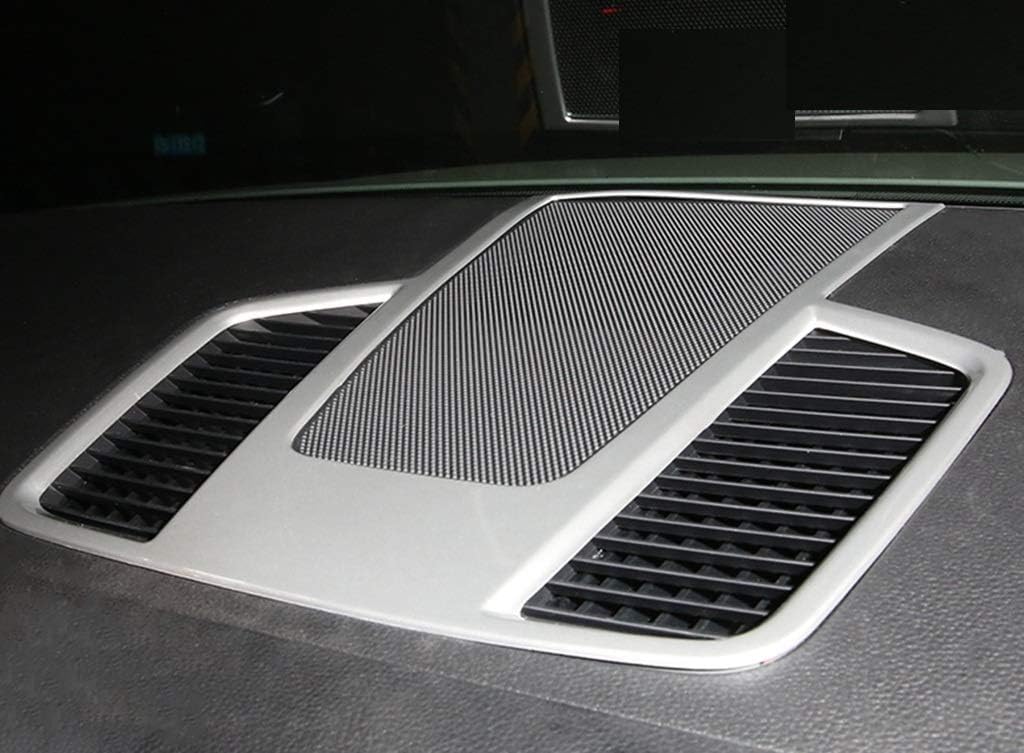 New Protective Dashboard Center Sound Cover Compatible with Porsche Cayenne 2018-2020 (Carbon Look)