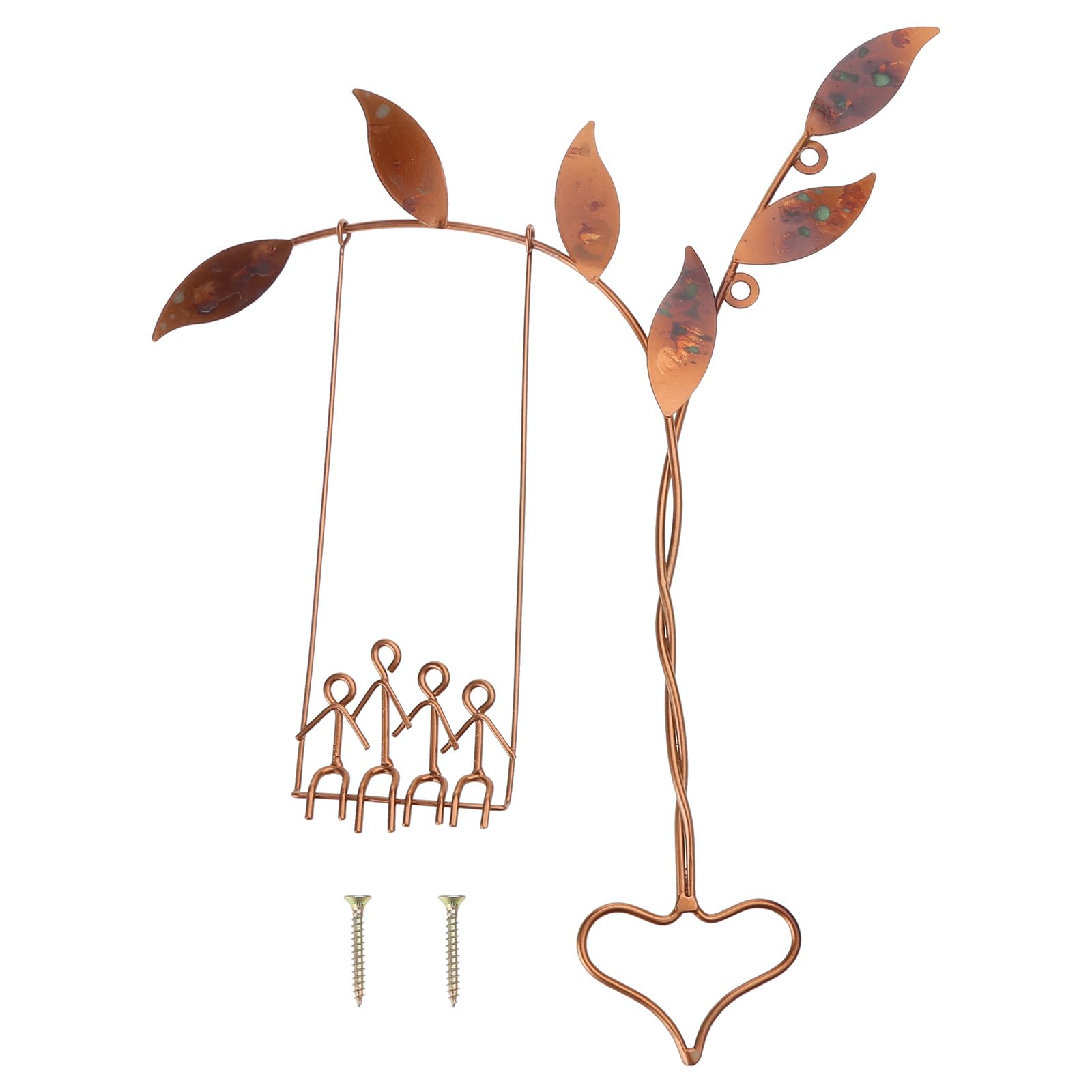 carotoe Wall Decorations, Rooted in Love Swing Sculpture Wall Art, Hangings Ornaments for Home, Bedroom, Living Room, Decor Couple on Swings Art