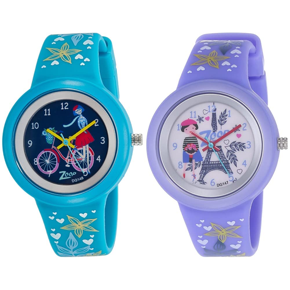 Zoop Girls Analog Multi-Colour Dial & analogue 0 Dial (NK26006PP03 + NK26006PP02) | rakshabandhan gifts (B07N344XMQ) Amazon Price History, Amazon Price Tracker