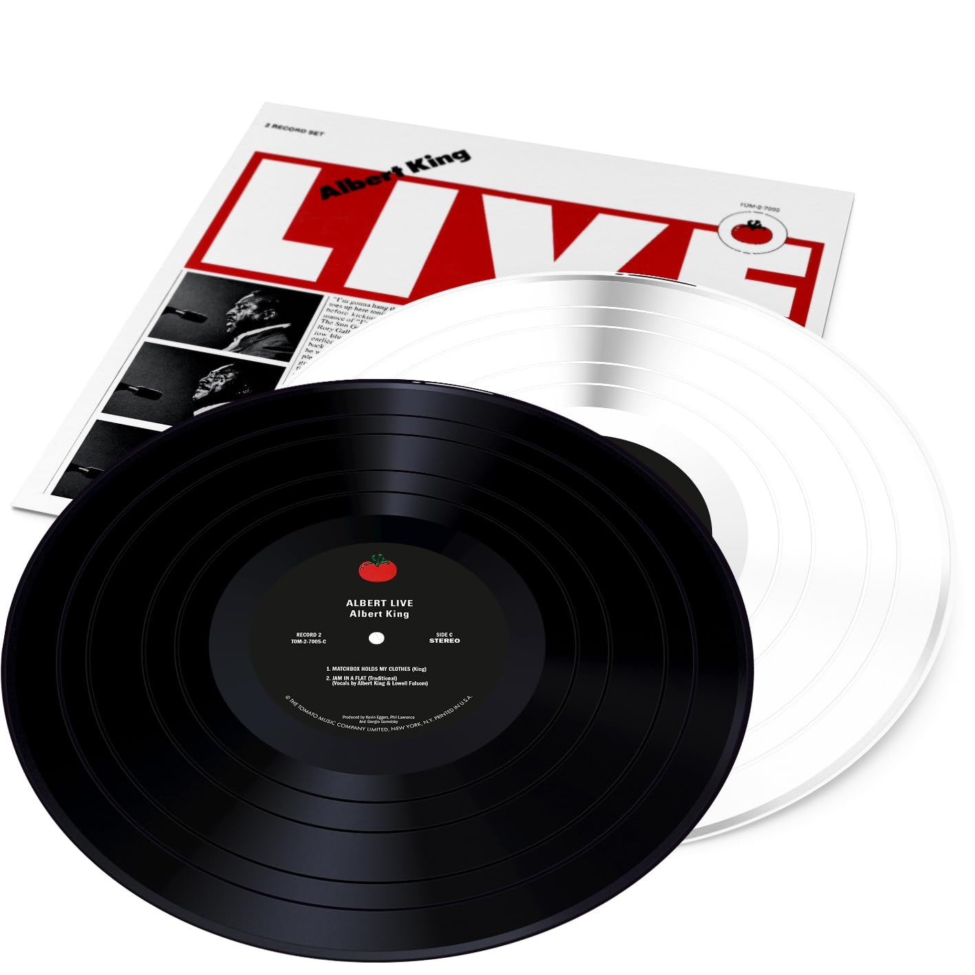 Albert Live Tomato Records Blanco Y Negro 2LP