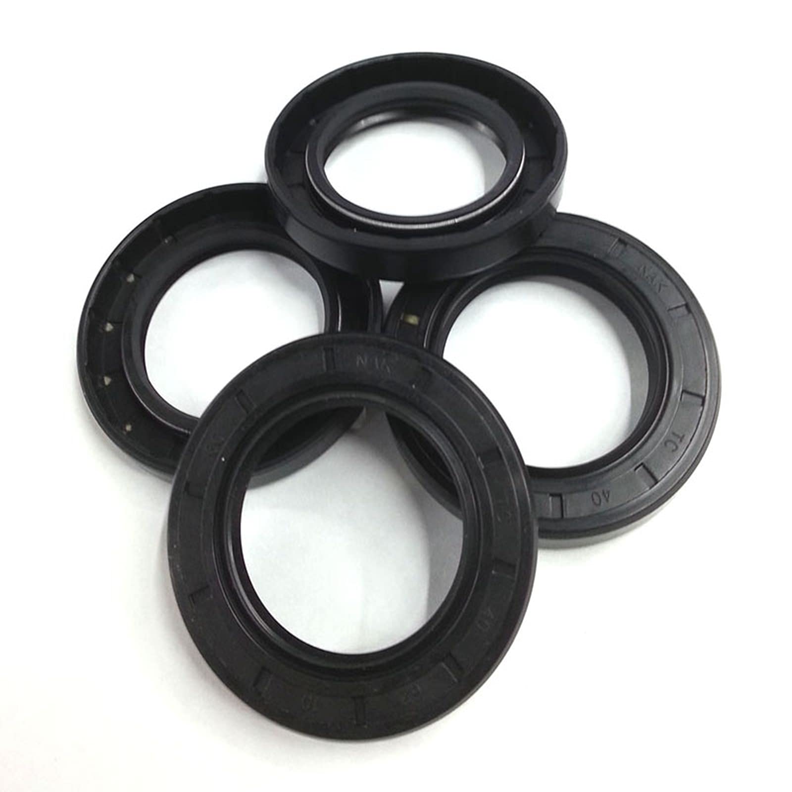 Produktbild von 4x TC-Wellendichtring NBR – 3x6x2,1 Mm, Doppellippig Mit Feder, Für Wellenabdichtung