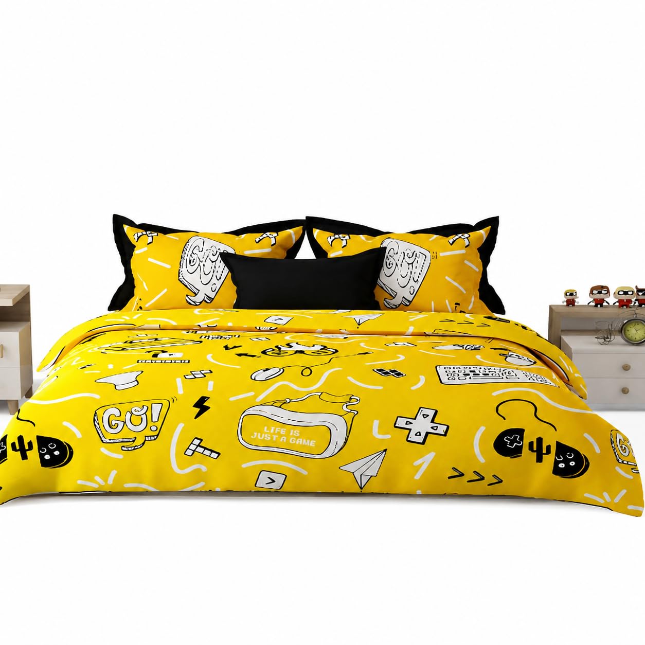 United Colors of Benetton Cotton Bedsheet King with 2 Pillow Covers