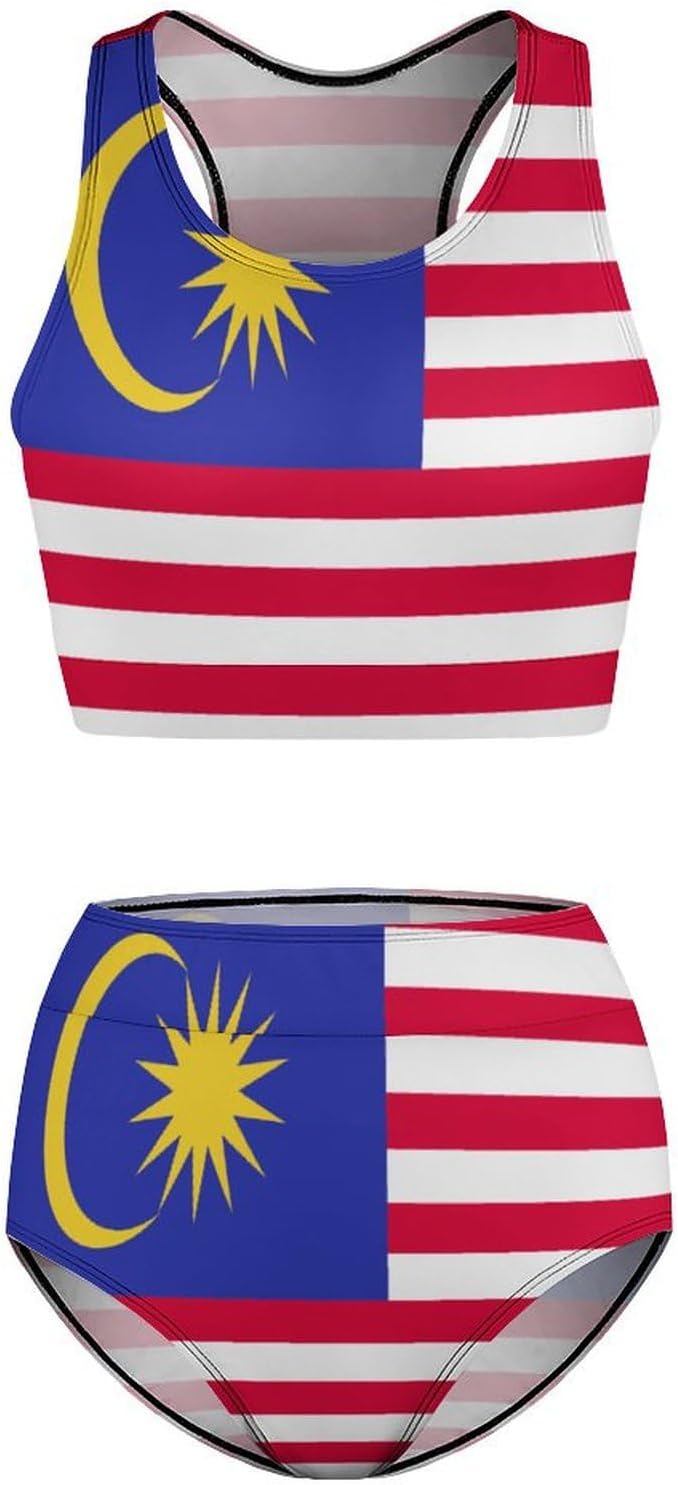 Women's 2 Piece Swimsuit New Zealand Flag Adjustable Strap Swimwear Summer Beach Bathing Suits for Womens