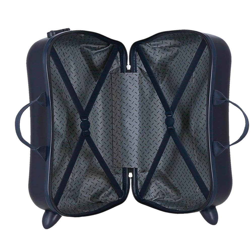 Marvel Spiderman Totally awesome Valise Enfant Bleu 50x39x20 cm ABS Rigide Serrure latérale à combinaison 34L 1,8 kg 4 Roues Bagage à Main