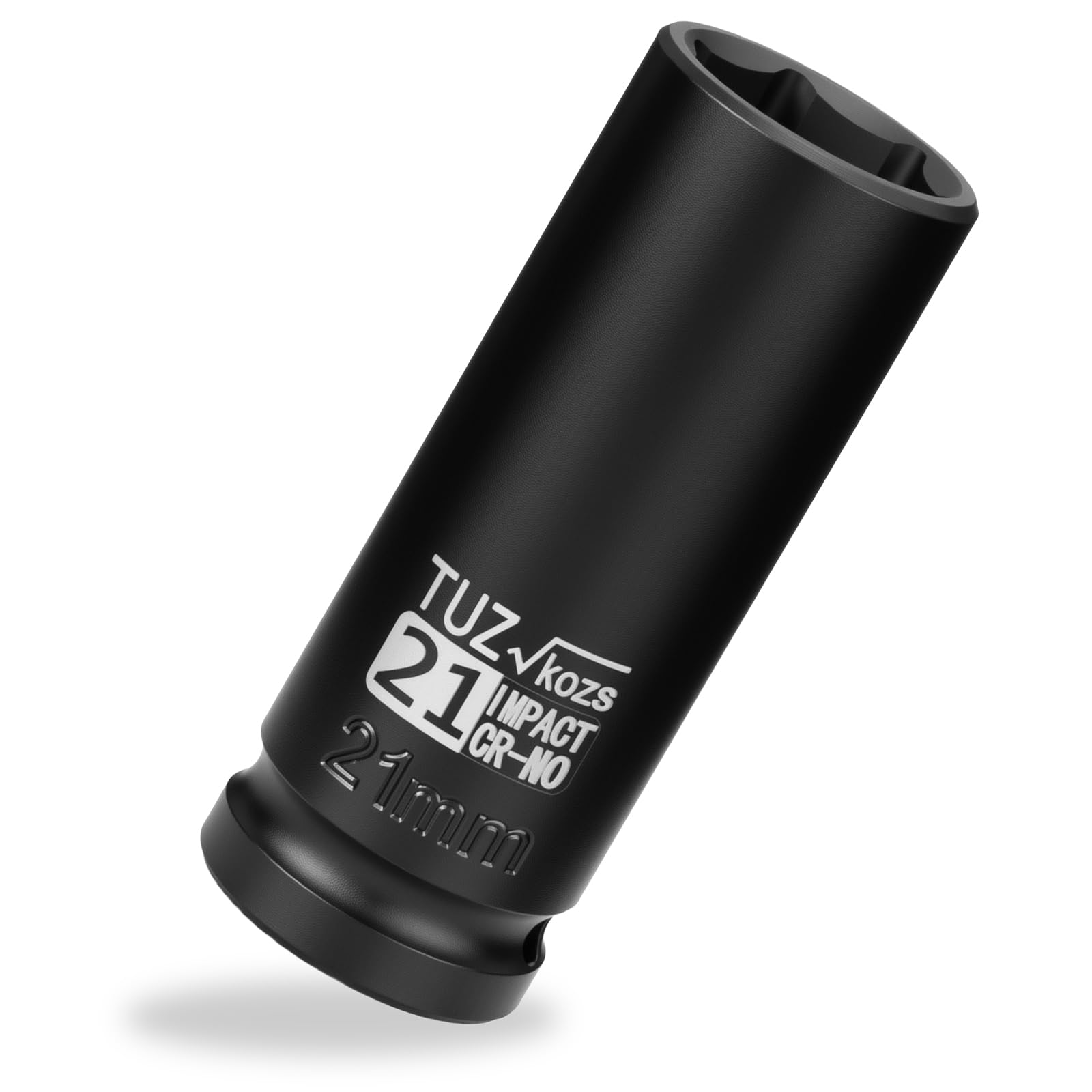 1/2 Inch Drive 21mm Deep Metric 6 Point CR-MO Impact Socket