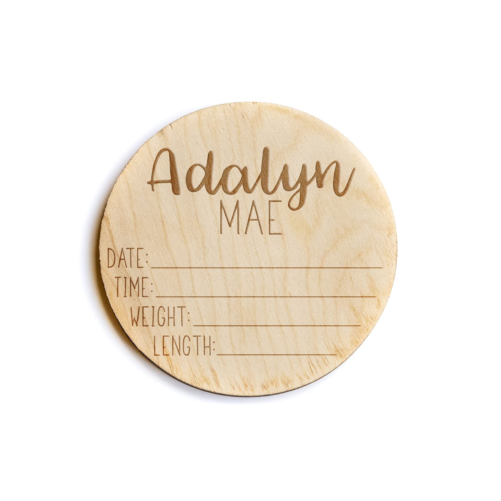 Buy Newborn Announcement Sign for Hospital Baby Birth Announcement