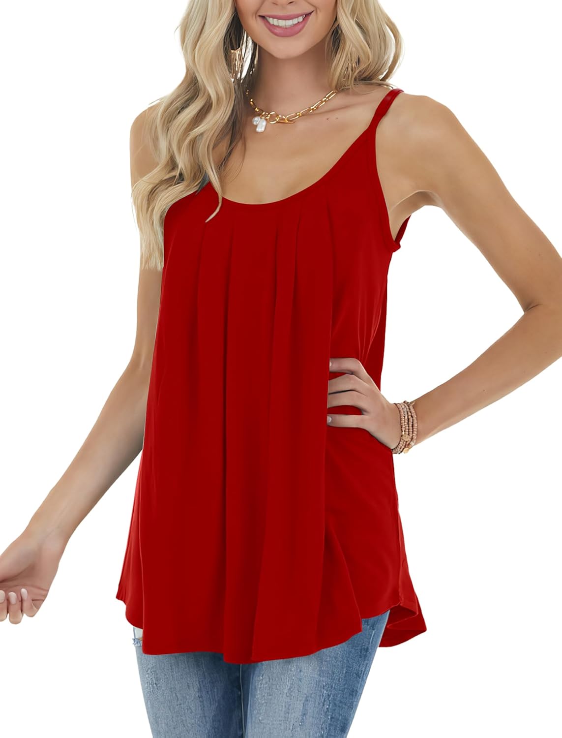 Geifa Summer Tank Tops for Women Vacation Outfits 2025 Fashion Trendy Clothes - Image 3