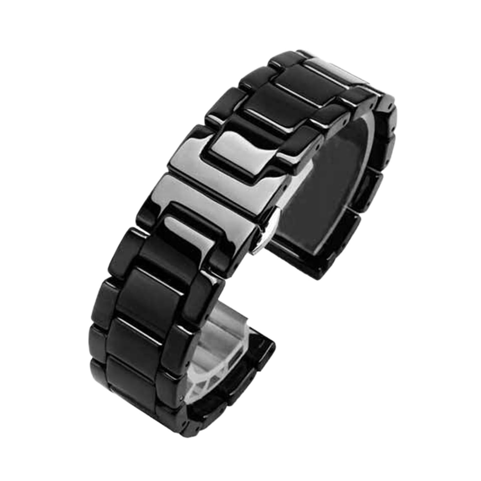 NASUNJIA Cinturino In Ceramica 14 15 16 17 18 19 20 21 22mm Cinturino For Orologio Bianco Nero Compatibile Con Bracciale Da Uomo E Da Donna