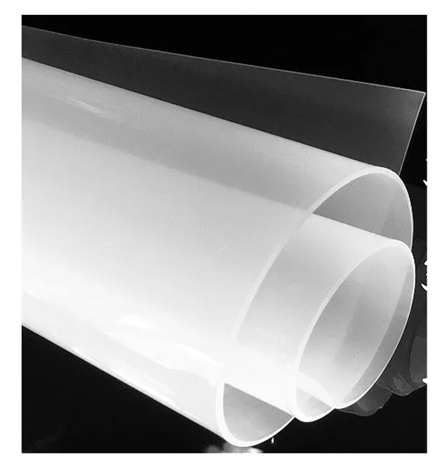 Film de silicone transparent 1PC 0,1 mm / 0.2mm / 0.3mm / 0.5mm / 0.8mm Feuille en caoutchouc de silicone 500mm Largeur 500mm Longueur (Size : 500X500x 1.5mm)