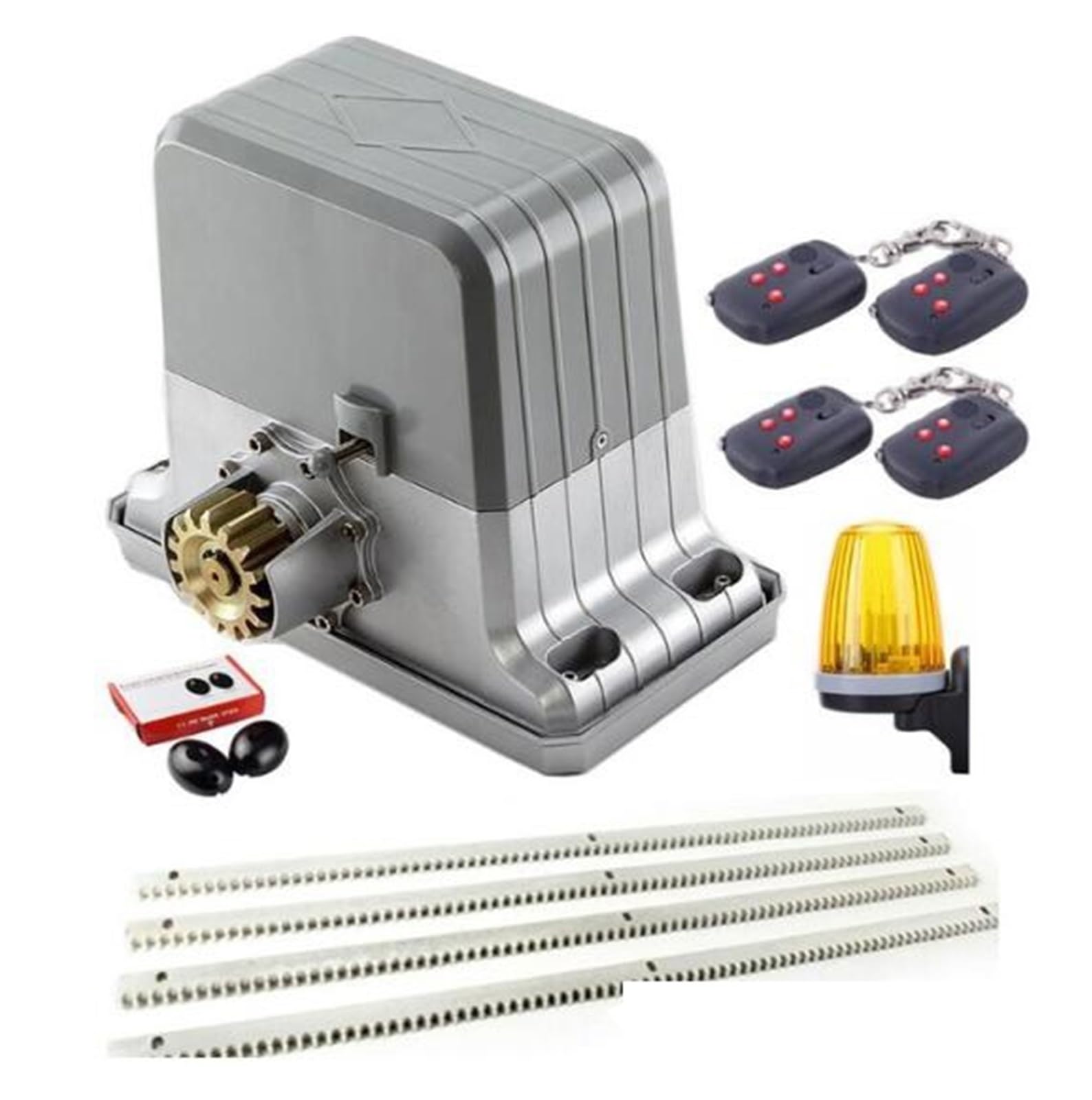 Rsgxlfqzvak Kit13-8M Automatic Gate Opener, Dhl Free Waterproof Sliding Automatic Gate Opener 1800Kg Motor Engine With 6M 7M 8M 9M Racks Optional(Kit13-8M)
