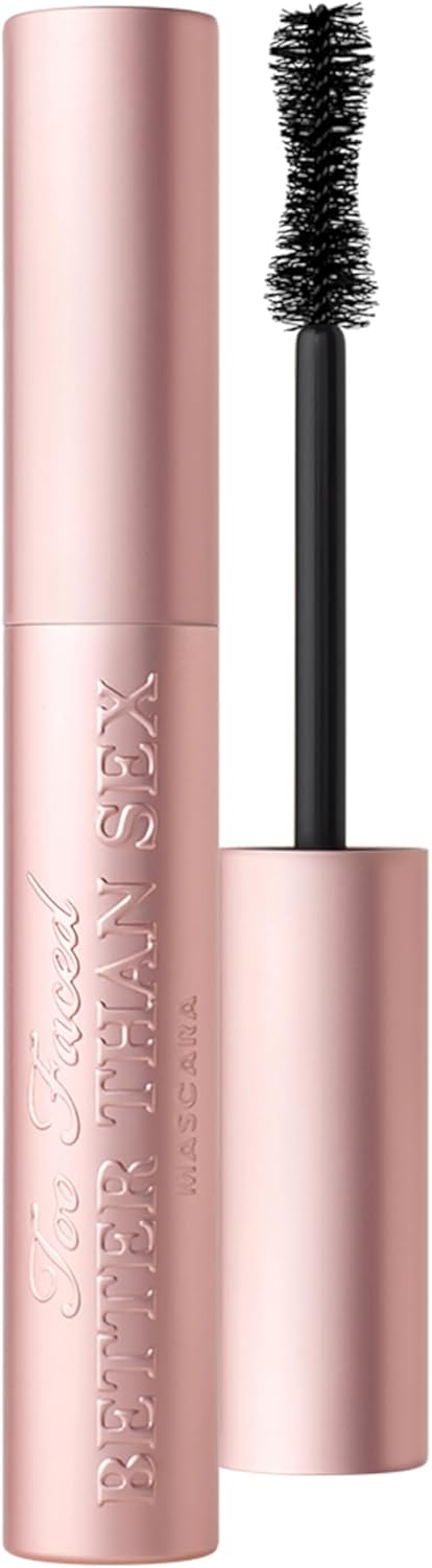 Too Faced Better Than Sex Volumizing Mascara | Dramatic Volume + Length | Cruelty Free, Black, 0.27 Fl Oz