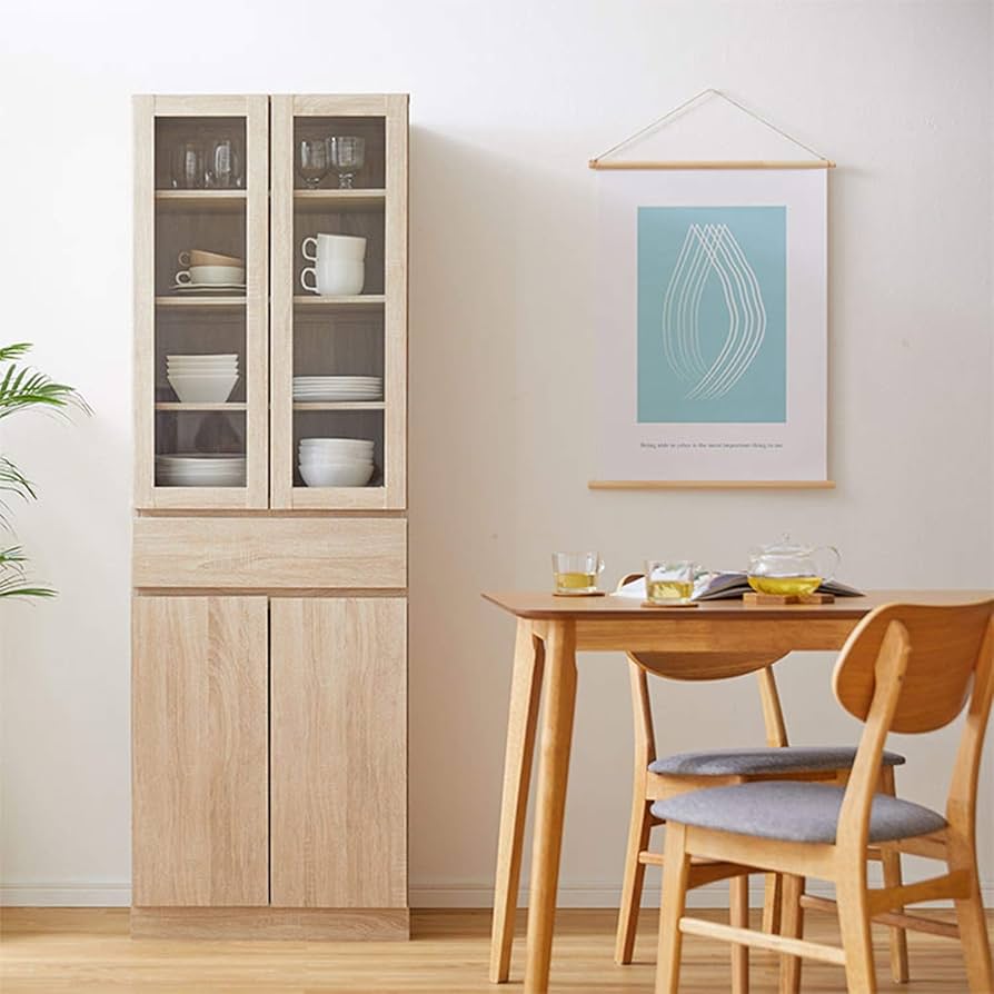 ロウヤ　LOWYA 食器棚　スリム Amazon｜LOWYA ロウヤ ゴミ箱収納 食器棚 キッチン収納 キッチン