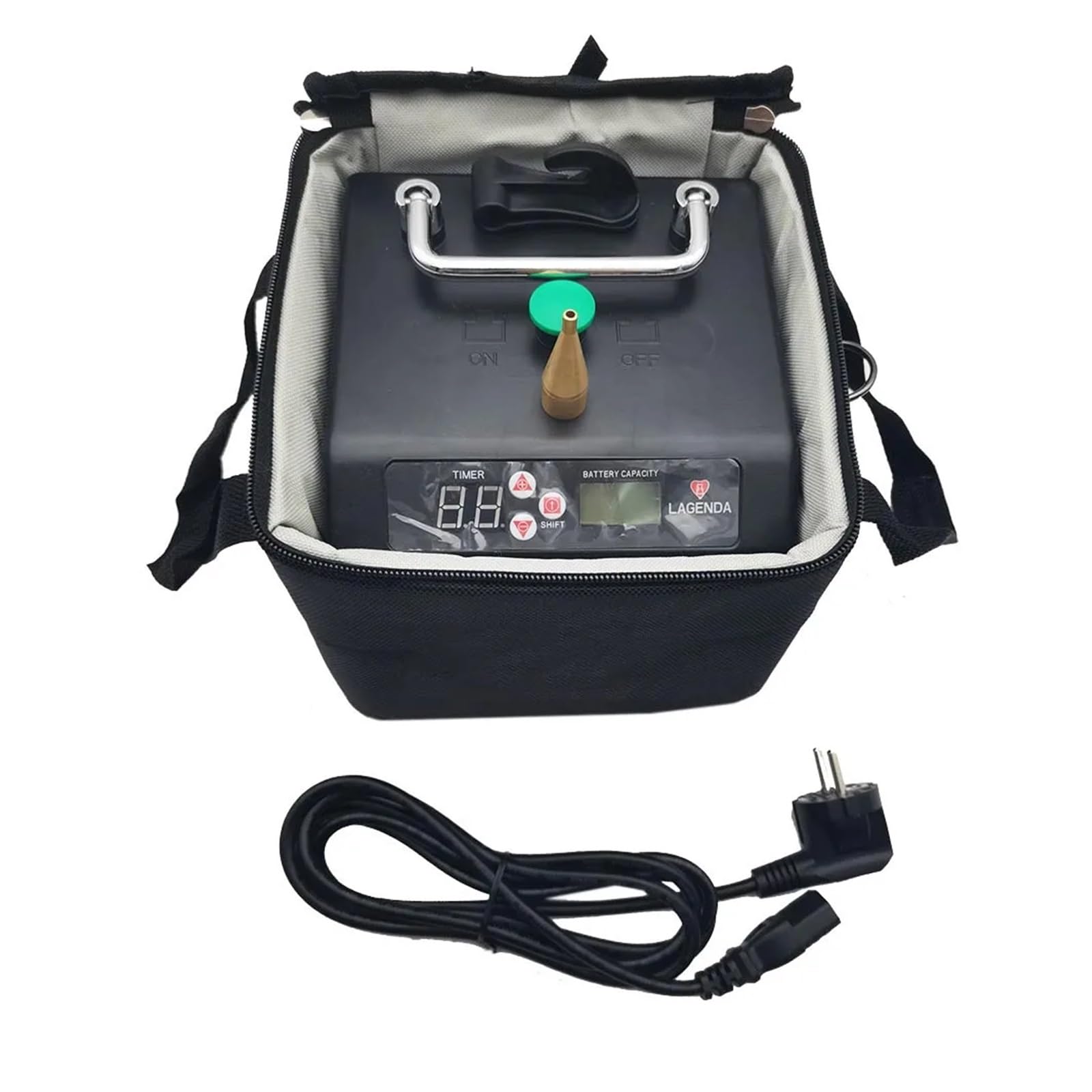 Gonfleur de ballon à modélisation torsadée avec batterie, heure numérique et pompe électrique compteur Pour le bricolage