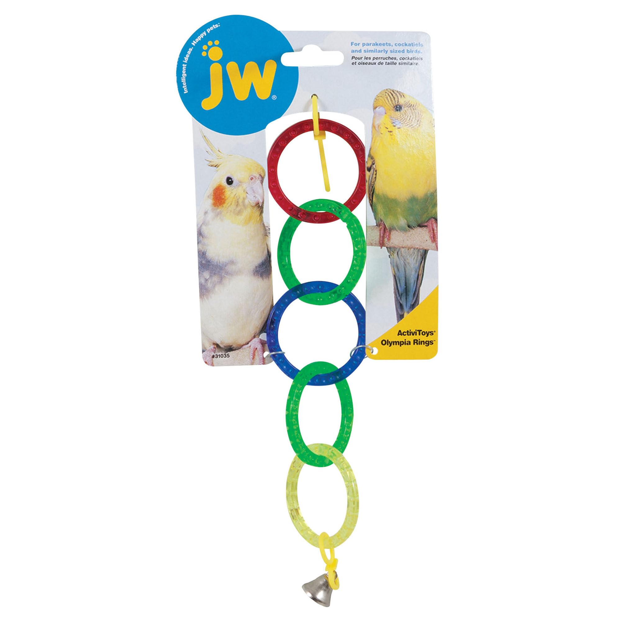 Jw Olympia Rings Bird Toy - Single Gold