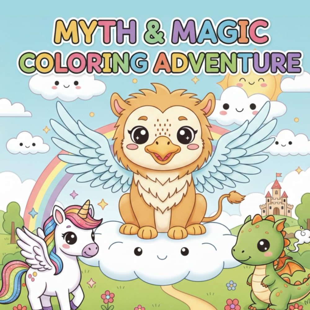 Myth & Magic Coloring Book