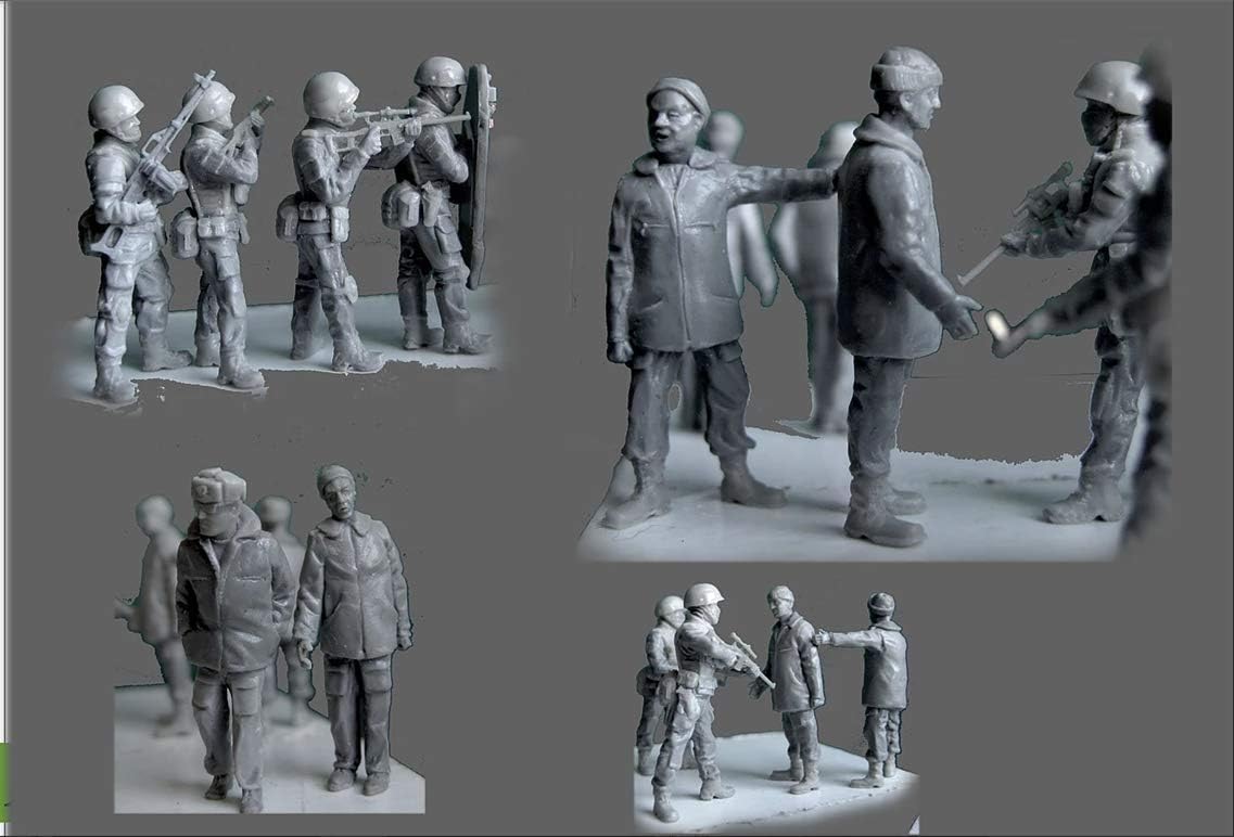 1/72 Scale Unpainted Resin Figure Belbek Airport(9 pcs) Model Kits Military New