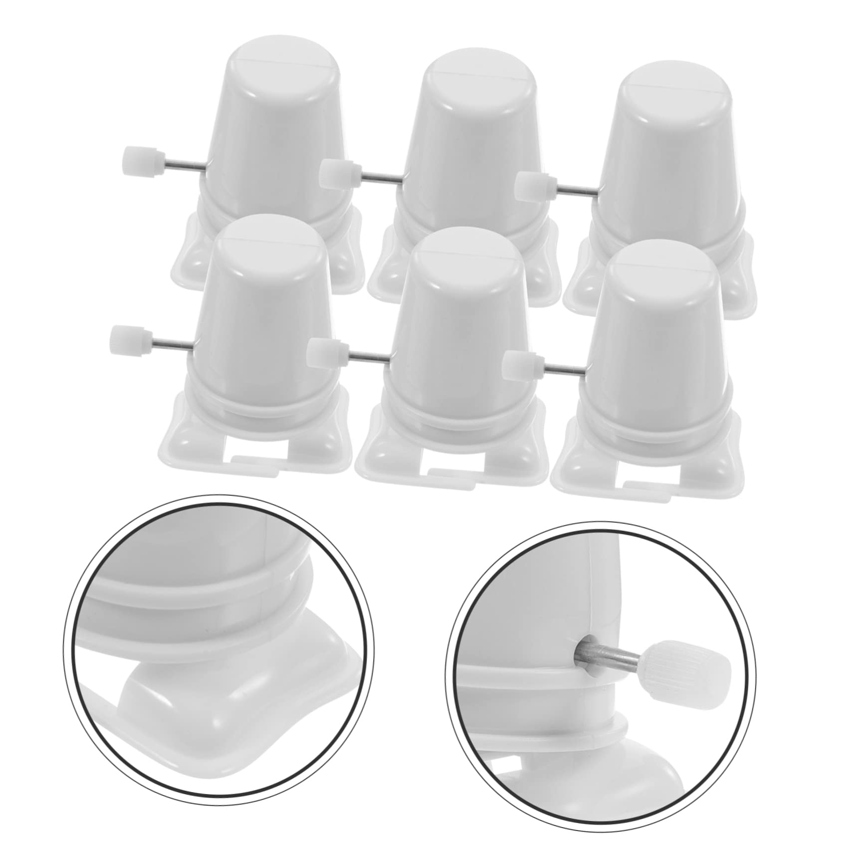 ORFOFE 6 Pcs Wind Up Toy Mechanism for Clay Craft Movement Replacement Parts for Clockwork Robots and Playthings Small Plastic Mechanisms for Creative Projects