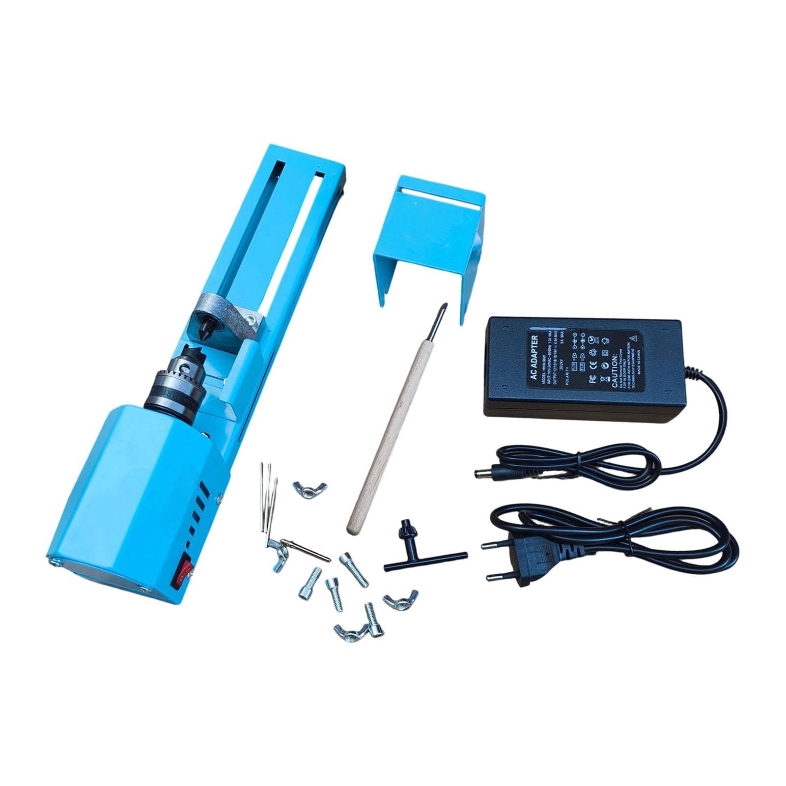 Harilla Mini torno para bricolaje, carpintería, profesional, de, herramienta rotativa compacta, torno para de madera, manualidades, torneado