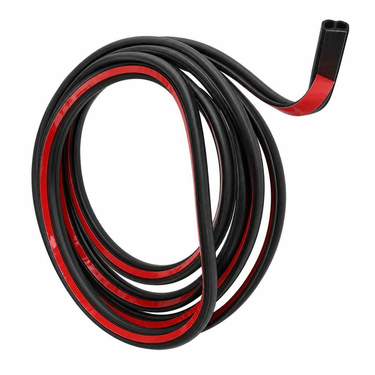 Tbskuy Black B Shape 4.0M 1 Piece Security Door Access Door Window Sealing Strip Weatherproof Anti-Collision Strip Sound Insulationself-Adhesive