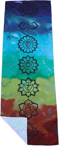 Miniatura 1 de MIND BODY ART Toalla de yoga  Toalla para esterilla de yoga  Toallas de yoga para yoga caliente antideslizante  Toalla de yoga caliente  con