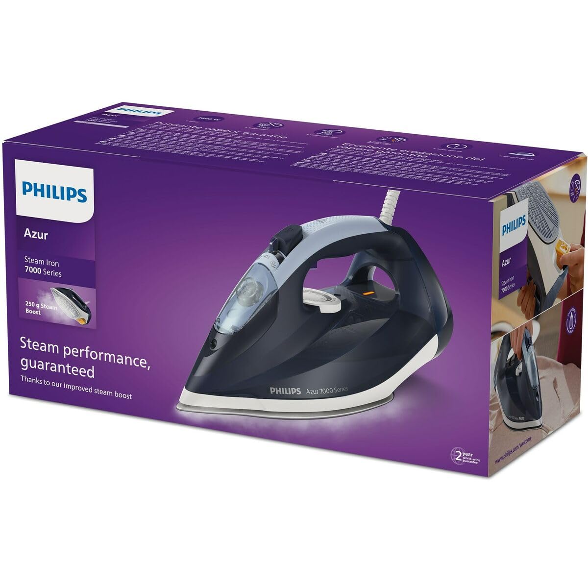 Philips Iron DST7030 20 SteamGlide blue (DST7030/20)