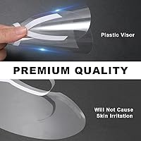 Vista 4 de 30 PCS Shower Face Eye Shields，Clear Visors Eye Protector Makeup Protective Eyebrow Shower Visor for Eyelash Extensions Eye Surgery Eyelid Surgery