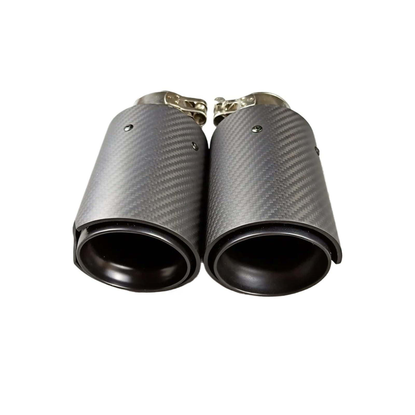 Terminali di Scarico per Auto, 1 Pezzo, per BMW Serie M, Nero Opaco Carbonio, in Acciaio Inossidabile Lucido, ugello per terminali di Scarico Auto.
