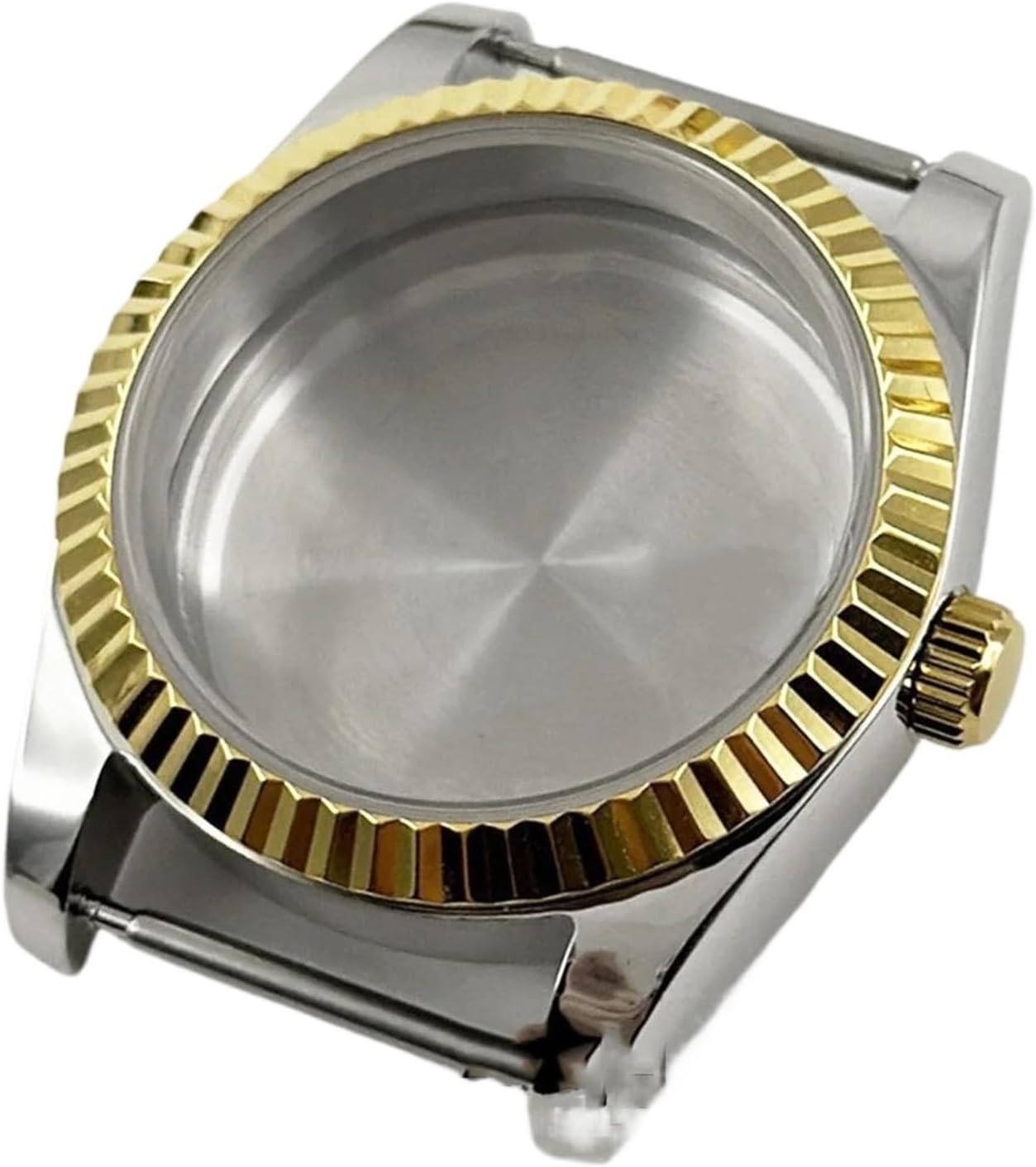 36MM/40MM Fluted Curved NH34 NH35 NH36 NH38 Sliding Lock Bracelet Waterproof Watch Case Sapphire Crystal ETA2824 PT5000 Case