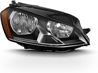 ACANII - For 2015-2017 Volkswagen GTI/Golf MK7 Halogen Model Replacement Headlight Headlamp -Passenger Side Only
