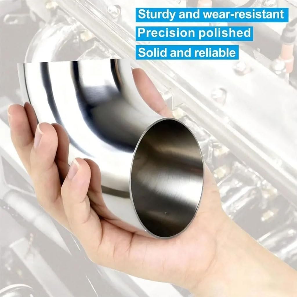 1 Pz 90 Gradi Mandrino Piegare In Acciaio Inox 304 Gomito OD 25/32/38mm 1.5mm Di Spessore Trasferimento Di Fluido Tubo Di Raccordo(38mm)