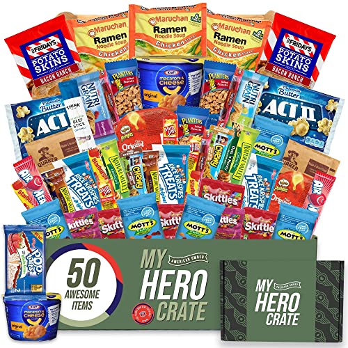 My Hero Crate Microwave Military Care Package - 50 Pcs