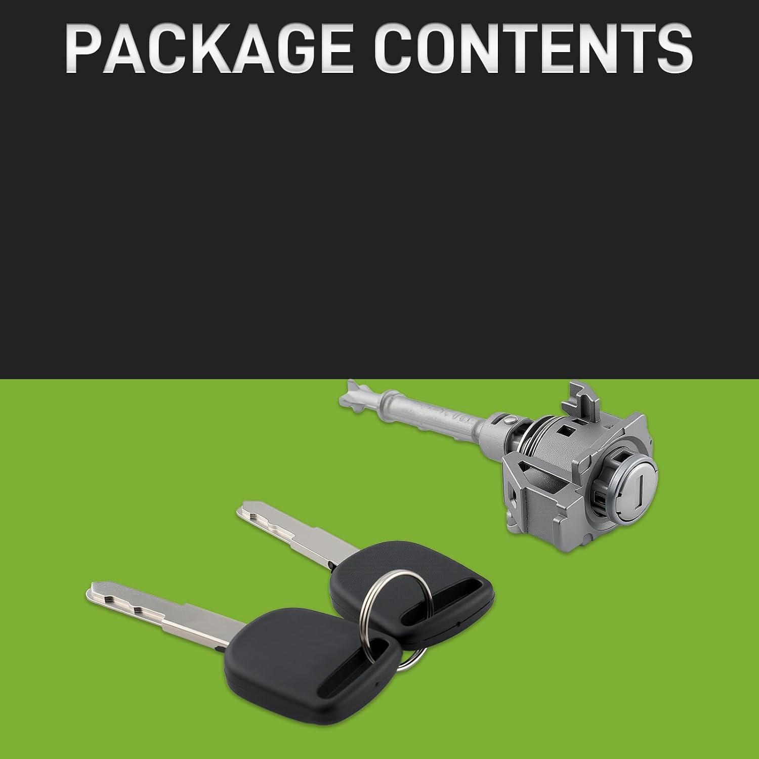 72185-TR0-A01 Left Driver Side Door Lock Cylinder with 2 Keys Set Compatible with Honda Civic 2012-2015 72185TR0A01
