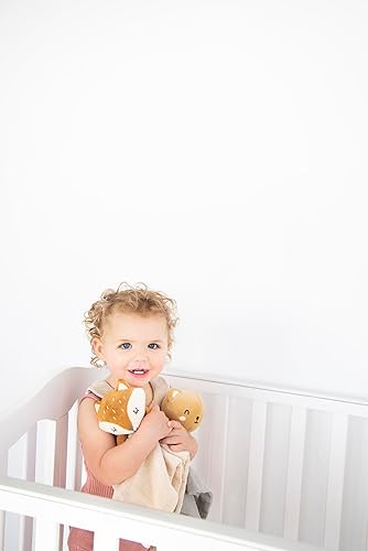 Miniatura 7 de Pearhead Manta de seguridad para bebé, suave bebé adorable para bebés, juguete de peluche para acurrucarse, juguete de seguridad para bebés y niños