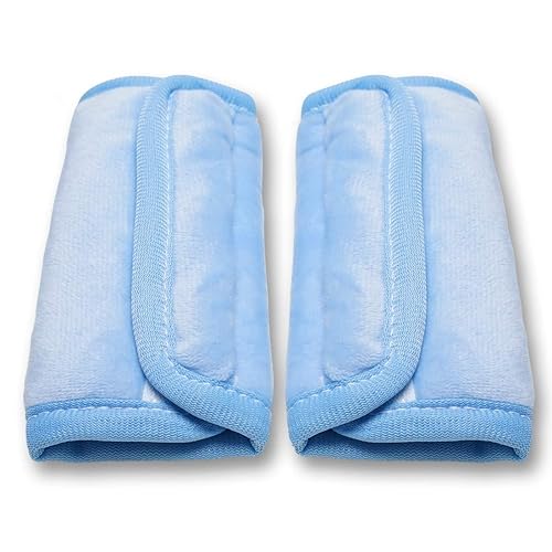 Miniatura 98 de COOLBEBE Correas de asiento de automóvil para bebés y niños, fundas de cinturón de seguridad súper suaves para todos los asientos de Negro