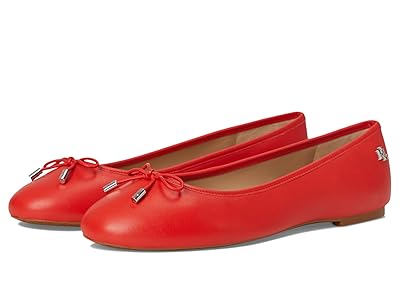 Lauren Ralph Lauren Jayna Nappa Leather Flats High Women