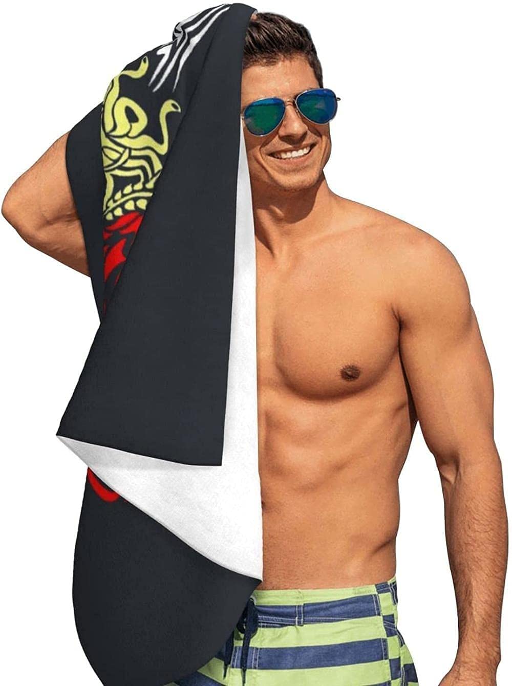 The Lord Of The Rings Serviette De Plage En Impression Numérique 3D Serviette De Bain, Aspect