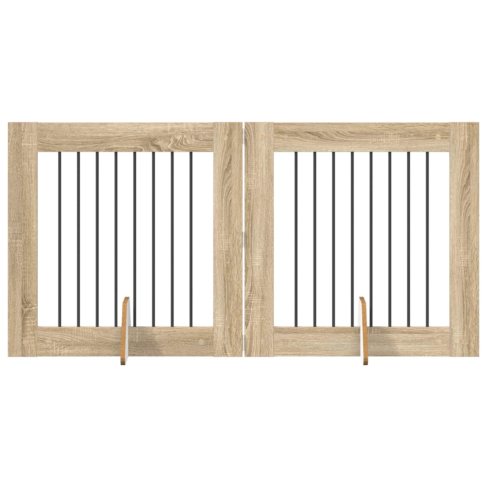 Séparateur de pièce moderne en bois chêne Sonoma pour animaux