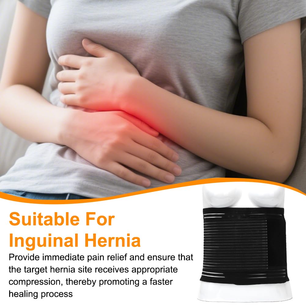 Bauchgurt, Nabelbruchbandage. Nabelhernie Gürtel Herren / Damen-Bauchgurtel Für Hernie: Nabel, Inzisional, Epigastric, Ventral. Leistenbruch Gürtel, Hernie Bauchweggürtel Für Frauen & Männer(L-100cm