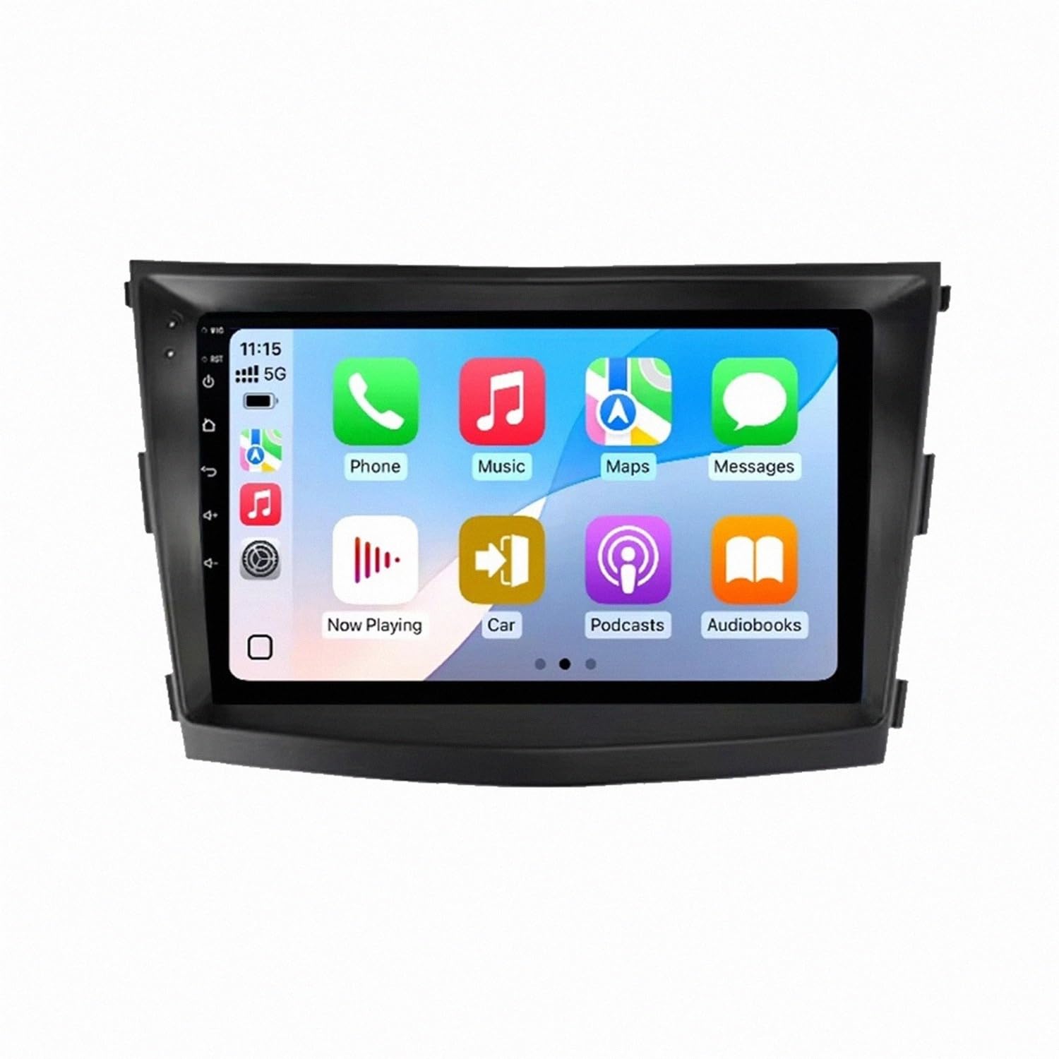 Pantalla Carplay para SsangYong Tivoli con Android Auto y Cámara 8