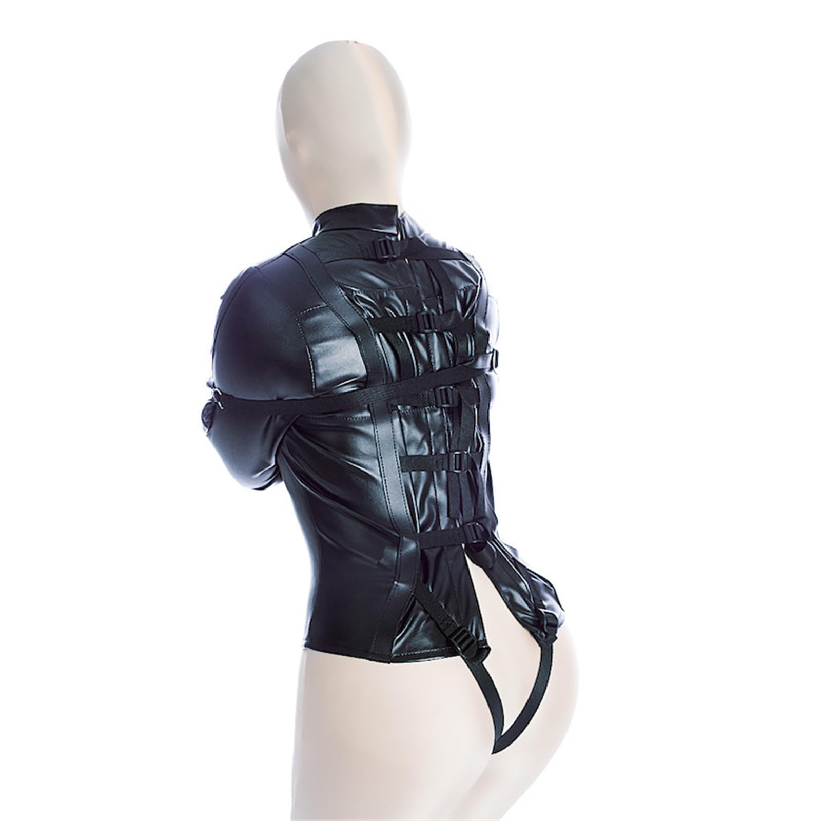 SM Leder Armfesseln Zwangsjacke Kostüm Erotik Dessous Keuschheit Erwachsene Handschellen Restraint System BDSM Arm Bondage Leder Fesselgurte SM Fetisch Sex Toy