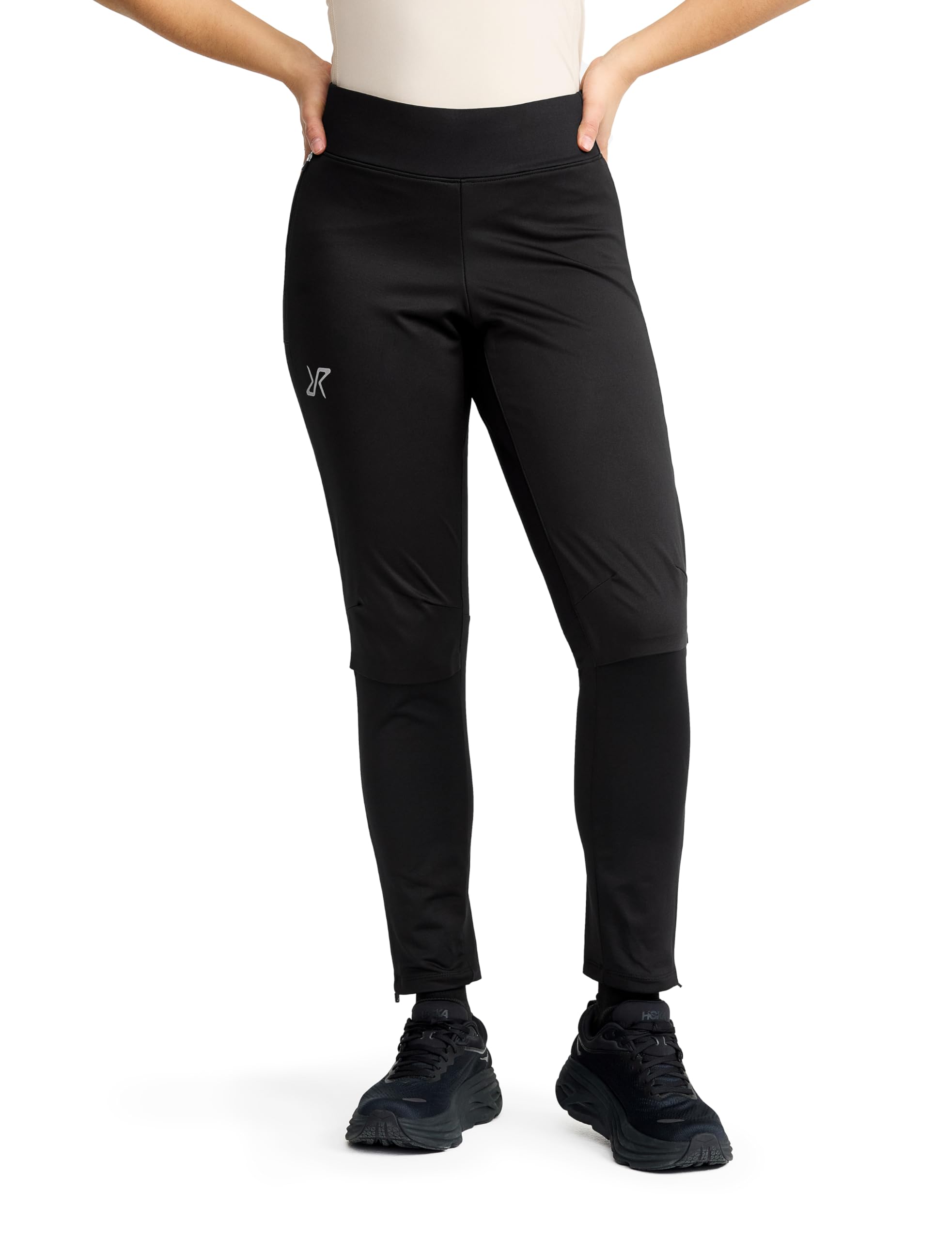 RevolutionRace Pace Wind Tights für Damen, Wasserabweisende Leggings, Perfekt für Outdoor-Sportarten und -Aktivitäten