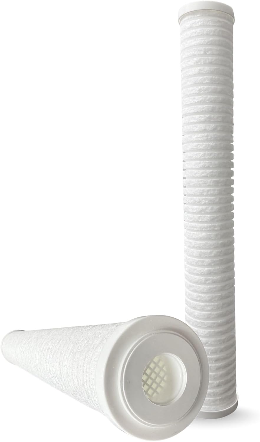 IPW Industries Inc. - 5-Micron Grooved Polypropylene Sediment Replacement Filter & Scale and Corrosion Inhibitor - Compatible with Tankless Water Heaters & Whole-House Water Filtration