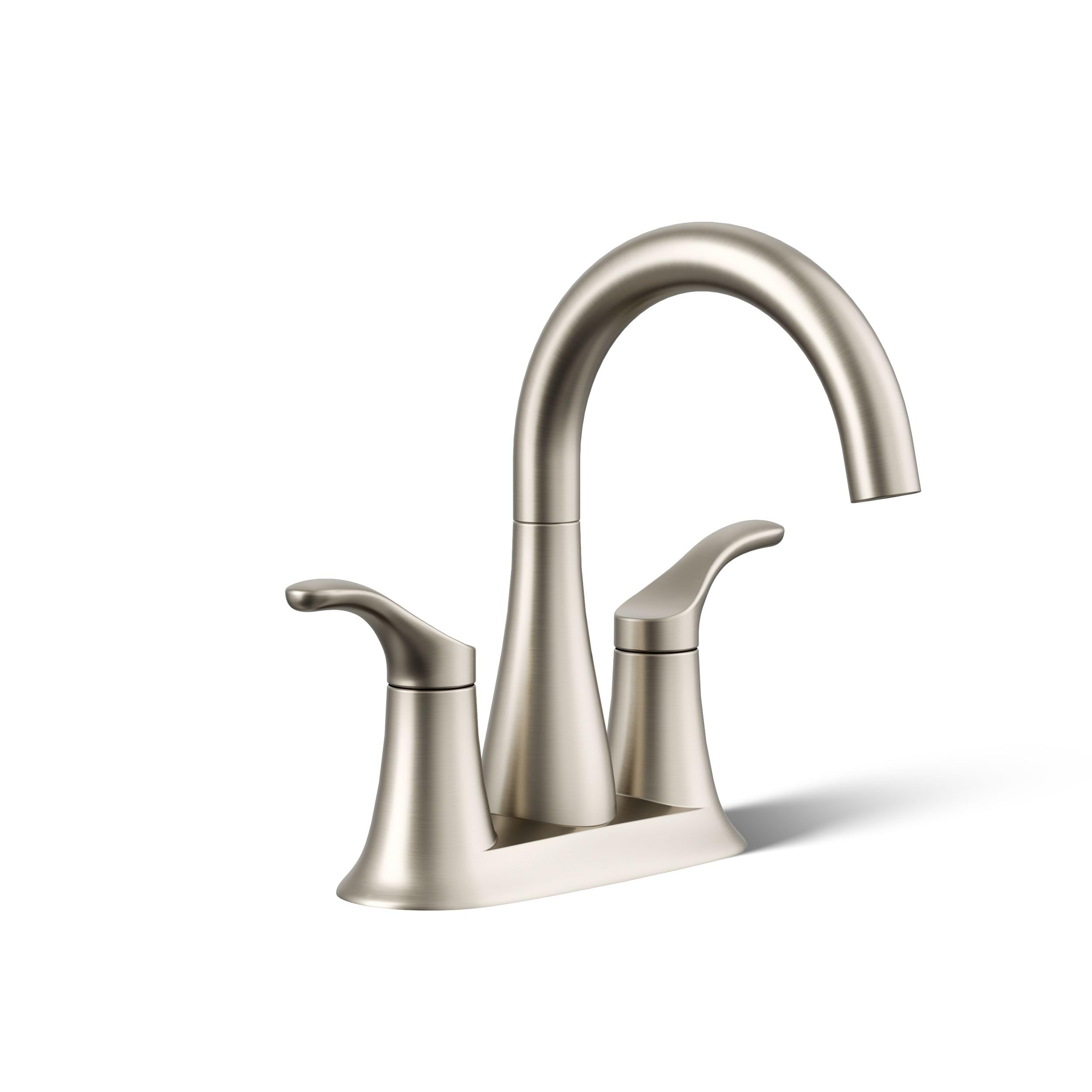 KOHLER K-27388-4-BN Simplice® Centerset Bathroom Sink Faucet