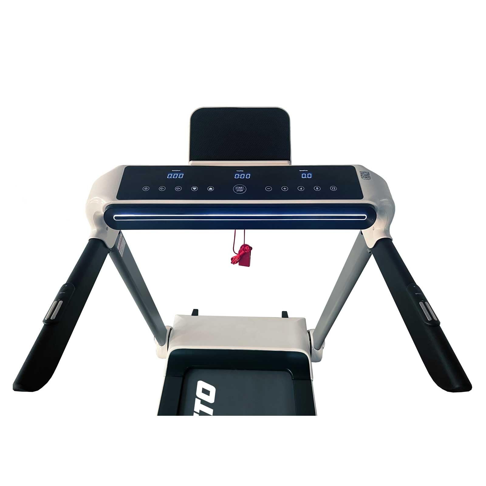 Tapis Roulant Elettrico Lotto Pace G600, 2.5 HP, 1–15 km/h, Inclinazione Automatica 15 Livelli, Superficie 121×46 cm, LED Display, Bluetooth FitShow/Kinomap/Zwift, 12 Programmi, Pieghevole, Max 120 kg