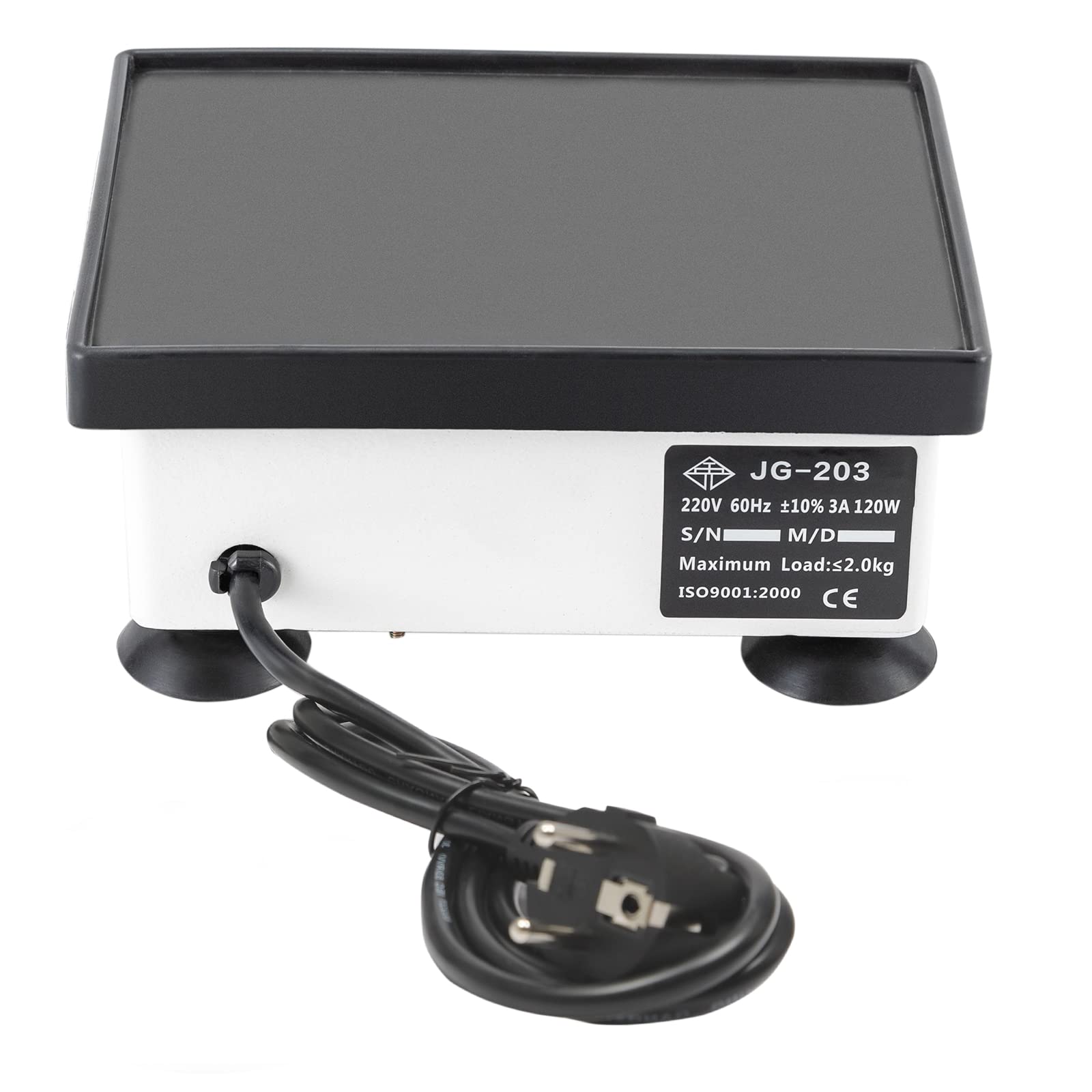 Oscillatore Dentale, Agitatore per Gesso Dentale, Piatto Vibrante Oscillatore, Vibratore Rettangolare Shaker 220V 120W, Attrezzatura per Laboratorio Dentale per Dentisti e Cliniche Dentali