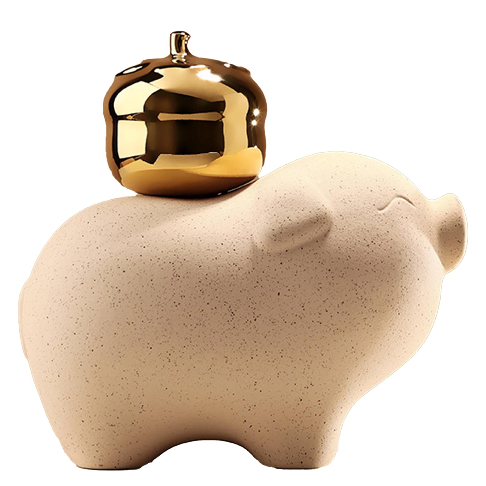 Statue di animali in ceramica per la decorazione domestica, cavalli, maiali, mucche, elefanti, simboleggiano felicità e ricchezza, perfette per librerie, ingressi, mobile TV