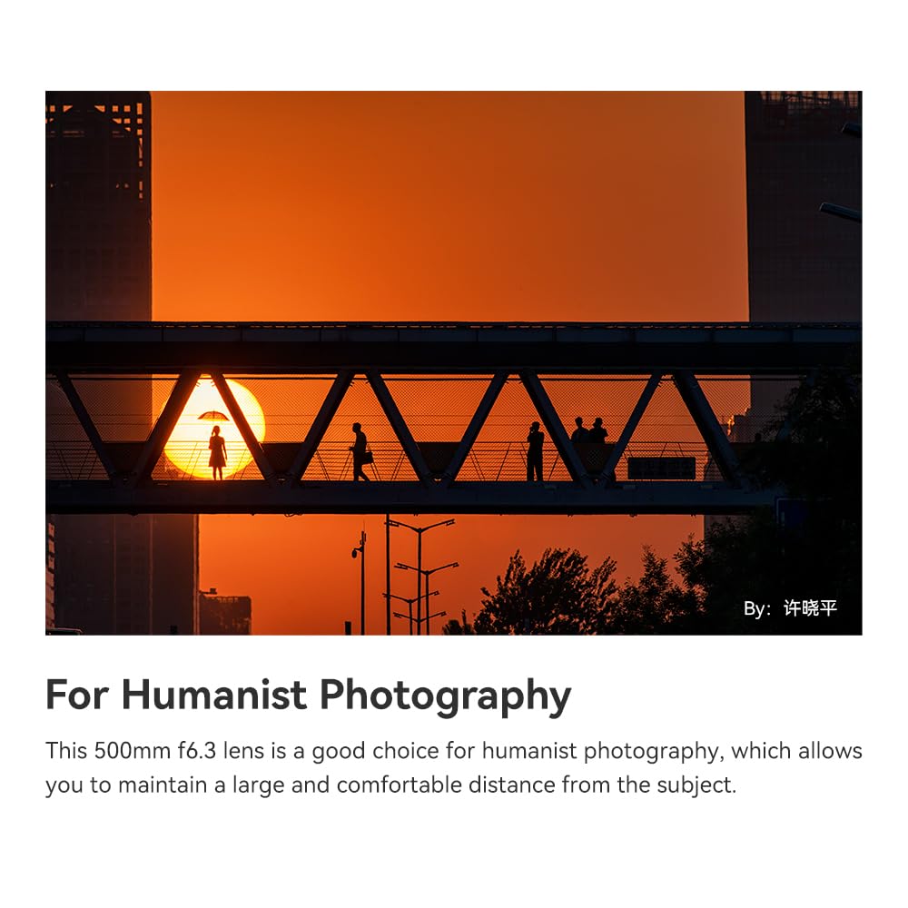 Objetivo Telefoto TTArtisan 500mm F/6.3 - Compatible Con Canon EF (Full Frame), Enfoque Manual