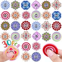 ANGGIKO 30 PCS Christmas Stocking Fillers Eve Box Fillers Bulk Gifts Fidget Spinner for Kids Party Bag Fillers Mini Sensory Fidget Toys, Pass the Parcel Prizes Fidgets Pack Classroom Rewards