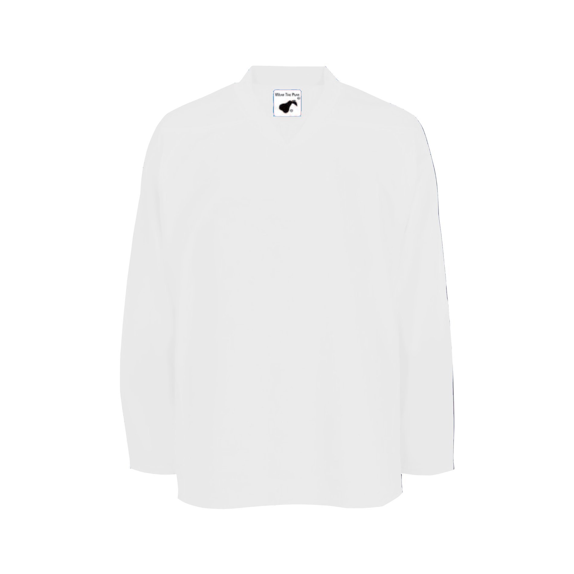 PEAR SOXPearsox Mesh Polyester Hockey Jersey for Men's - Ice Hockey Athletic Plain Sports Jersey with Pullover Closure, Long Sleeves